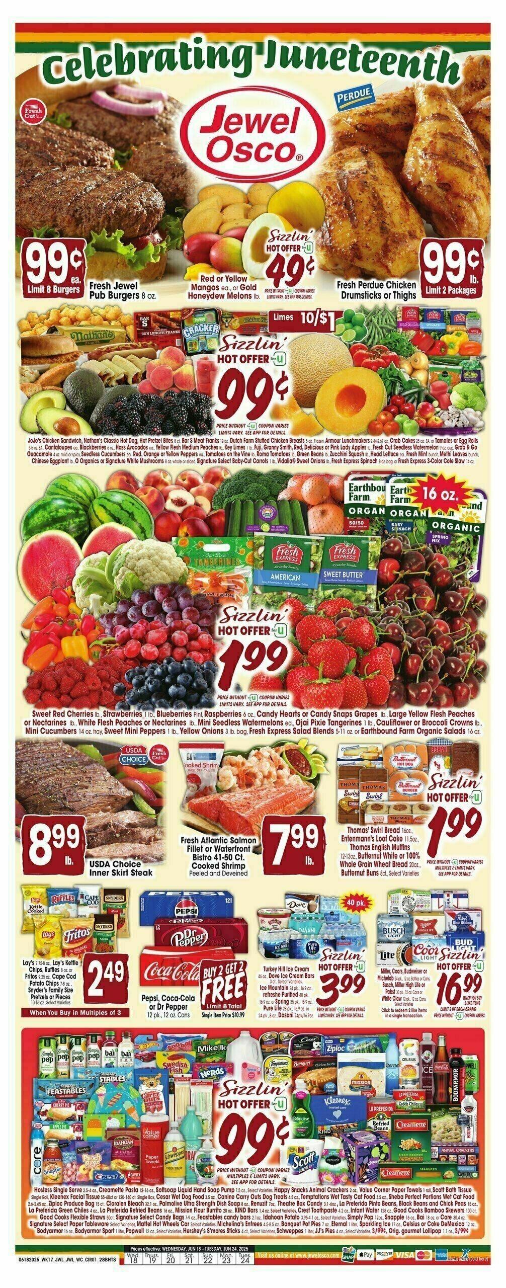 Jewel Osco Weekly Ad from June 18
