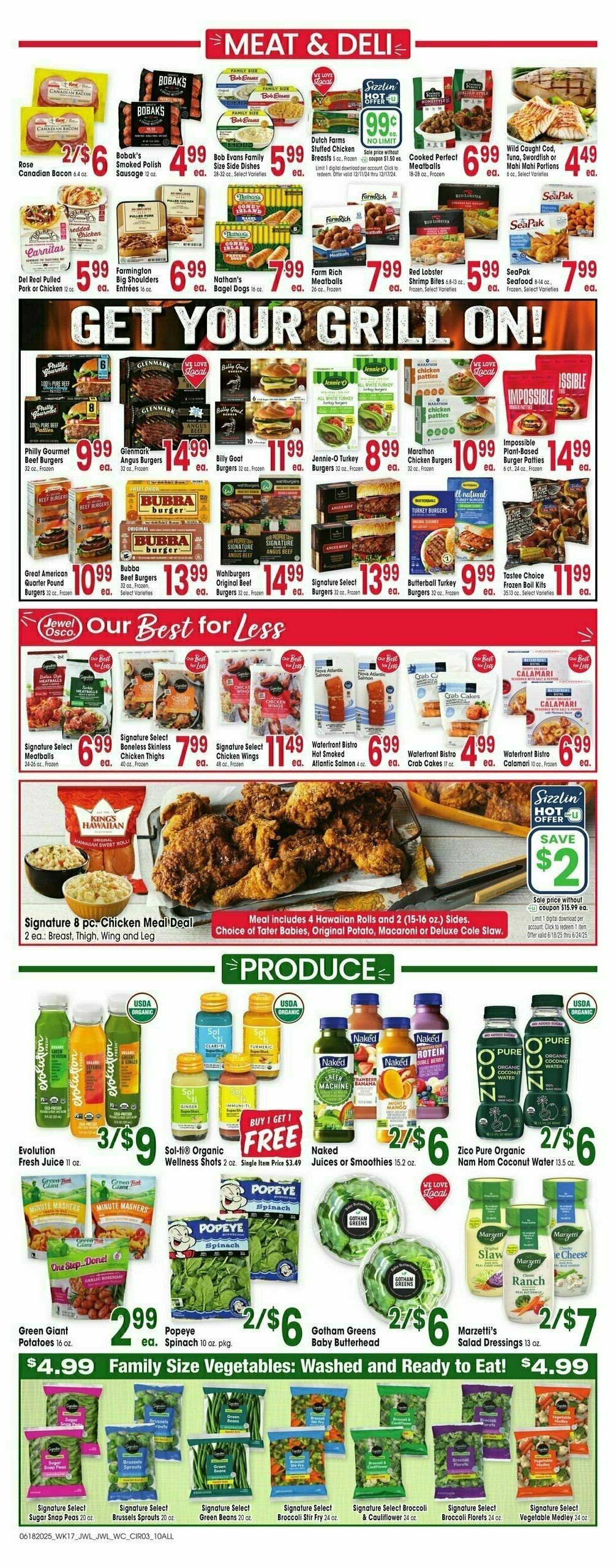Jewel Osco Weekly Ad from June 18