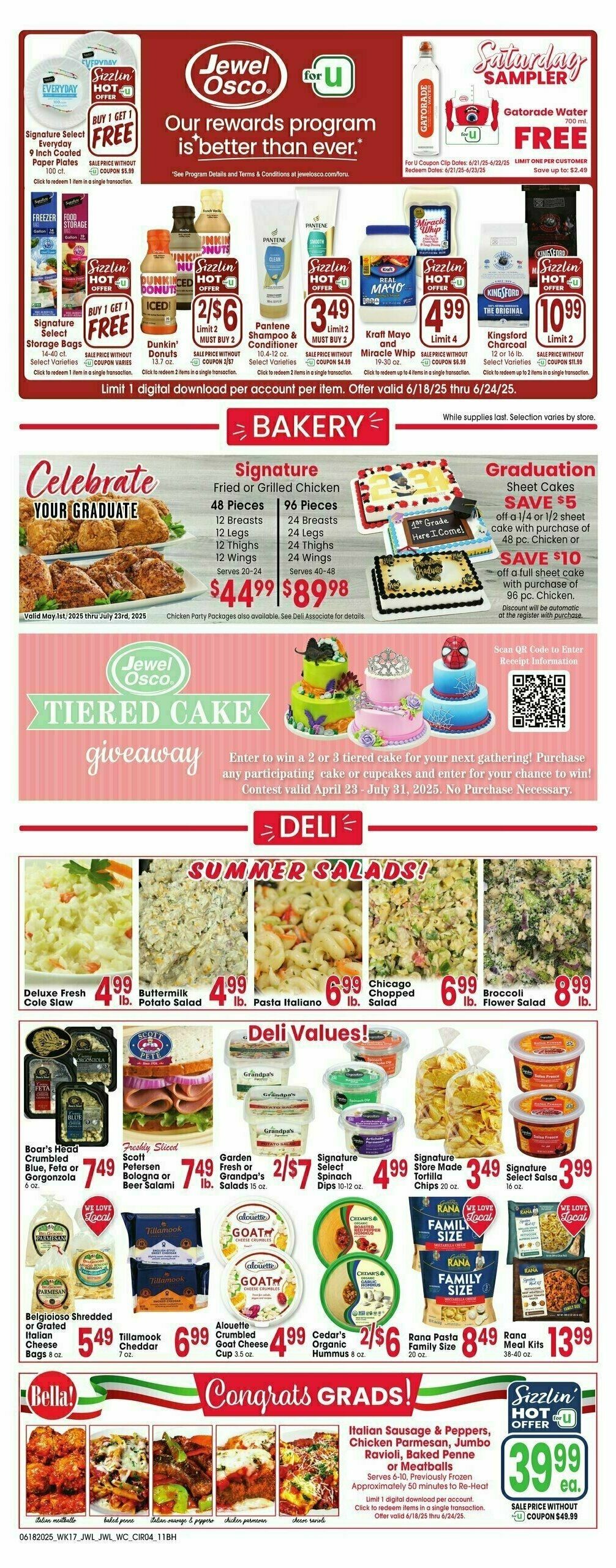 Jewel Osco Weekly Ad from June 18
