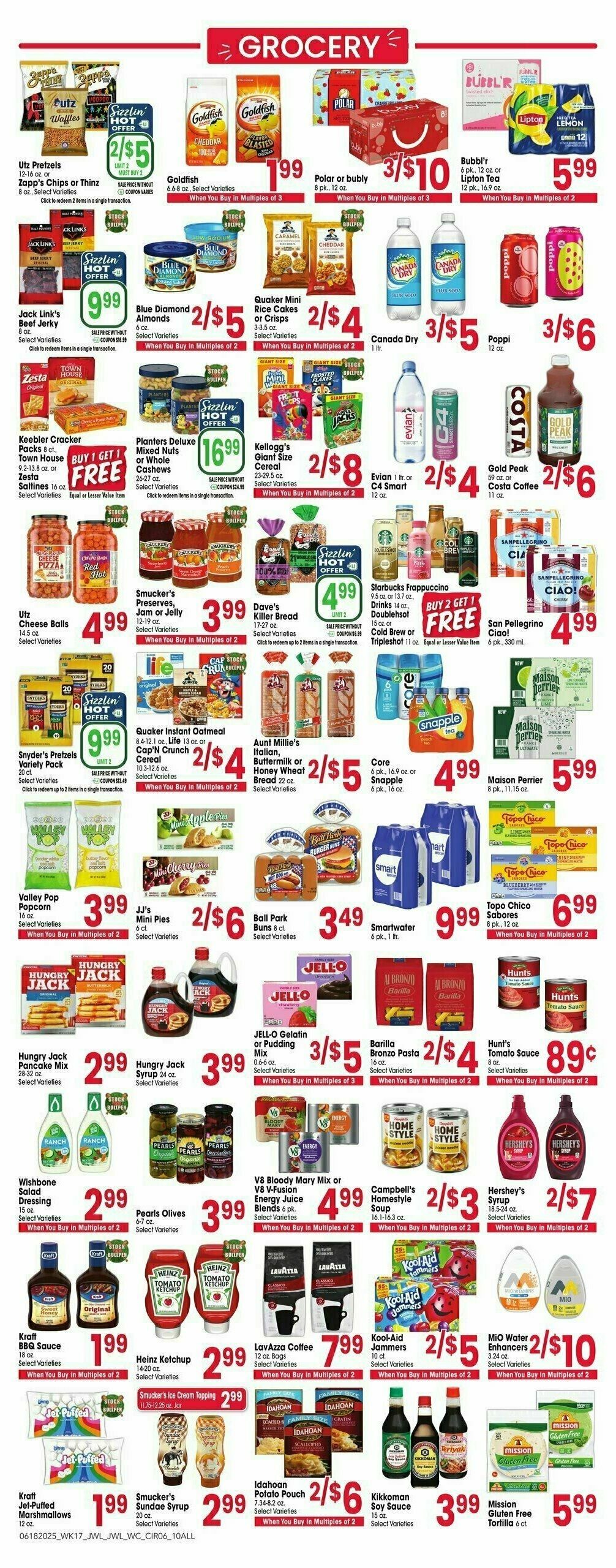 Jewel Osco Weekly Ad from June 18