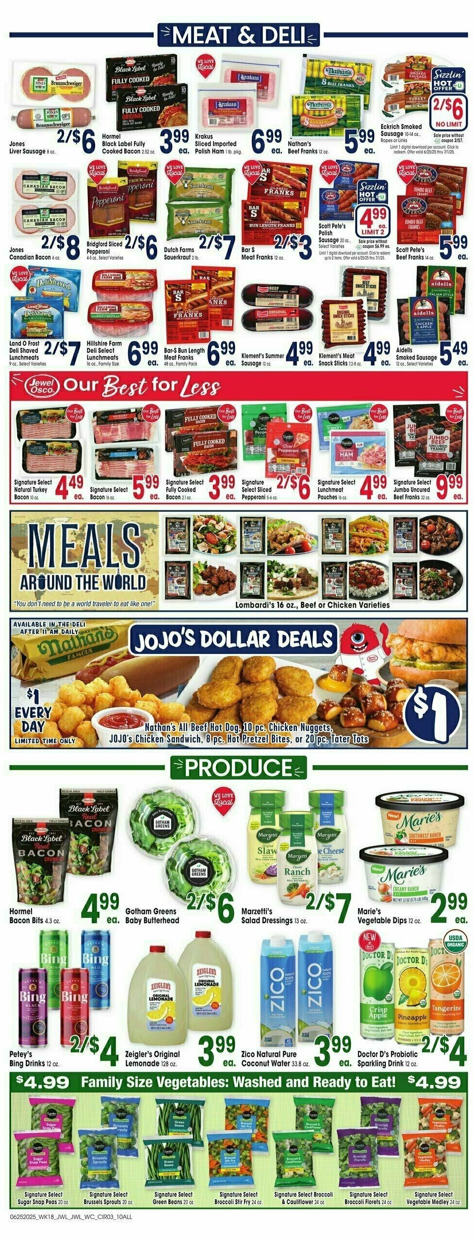 Jewel Osco Weekly Ad from June 25
