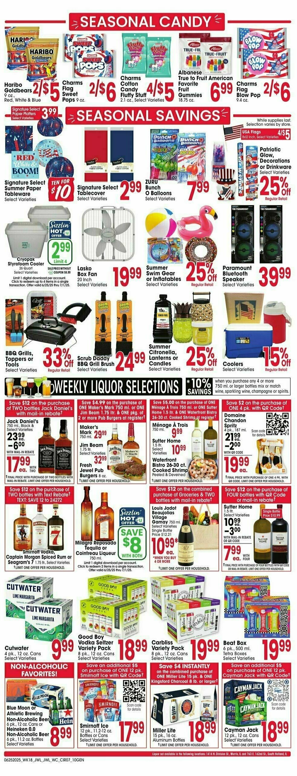 Jewel Osco Weekly Ad from June 25