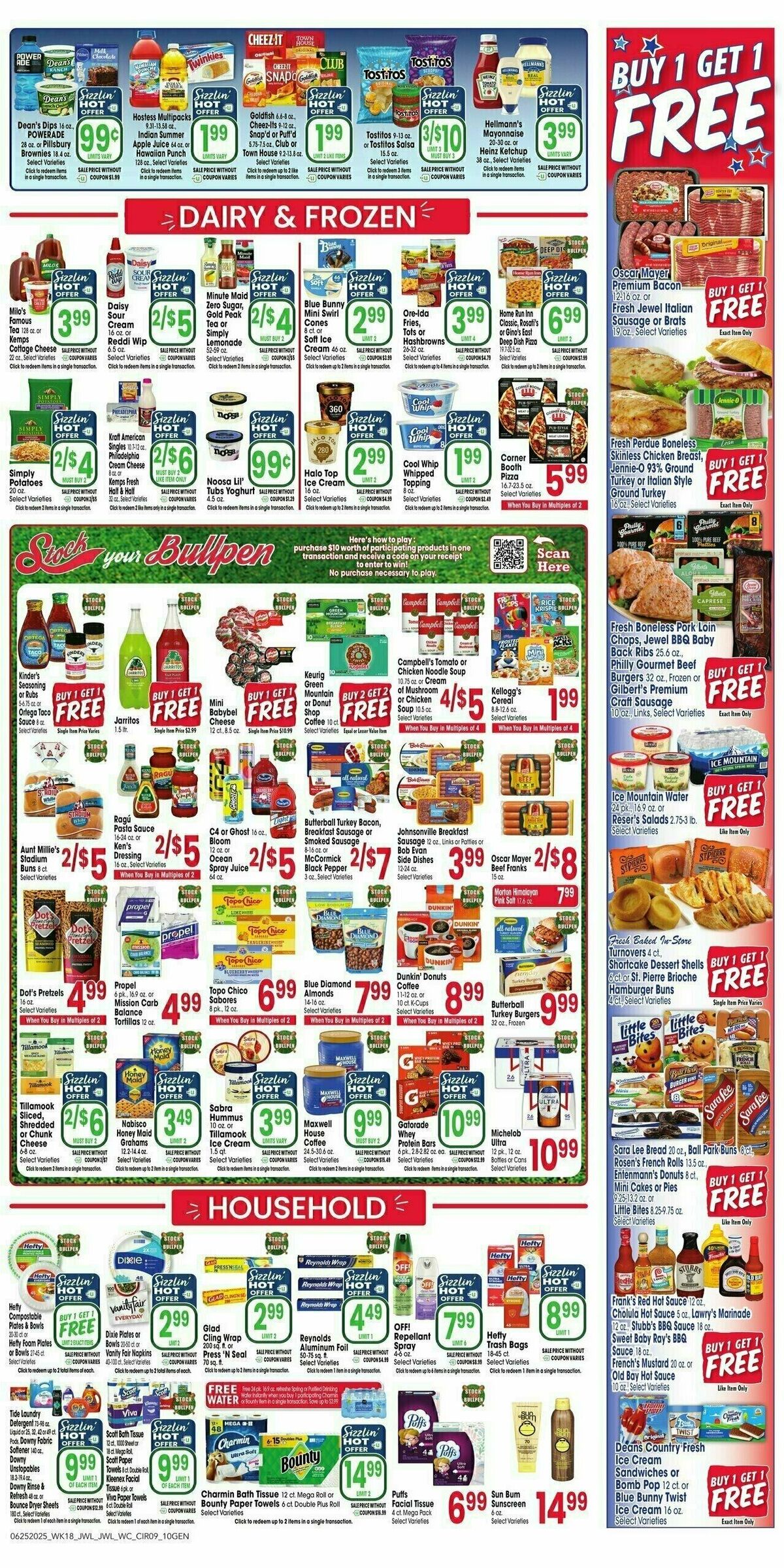 Jewel Osco Weekly Ad from June 25