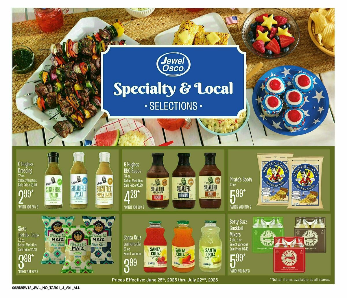 Jewel Osco Organics Guide Weekly Ad from June 25
