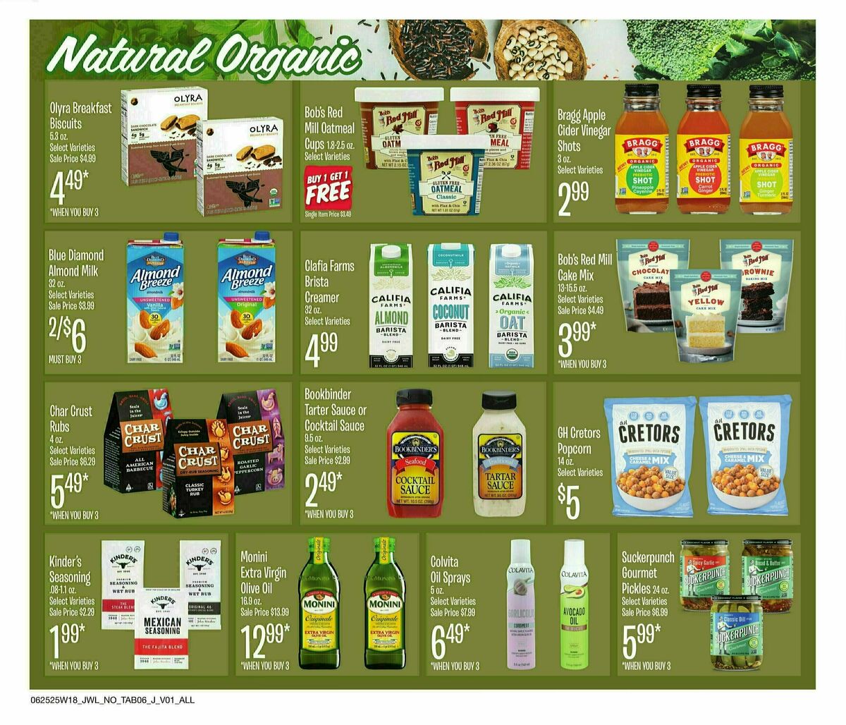 Jewel Osco Organics Guide Weekly Ad from June 25