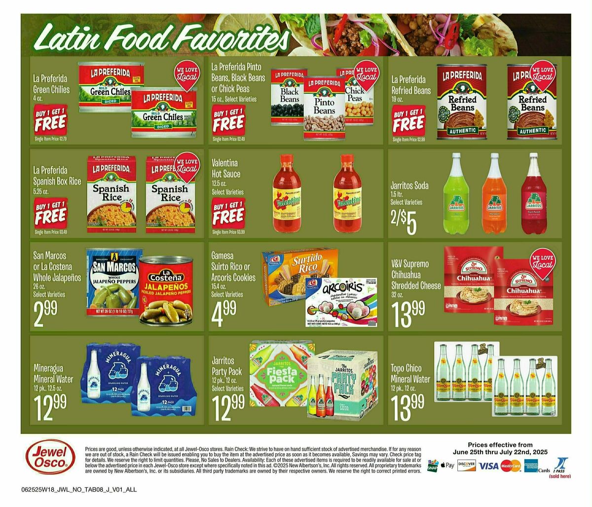 Jewel Osco Organics Guide Weekly Ad from June 25