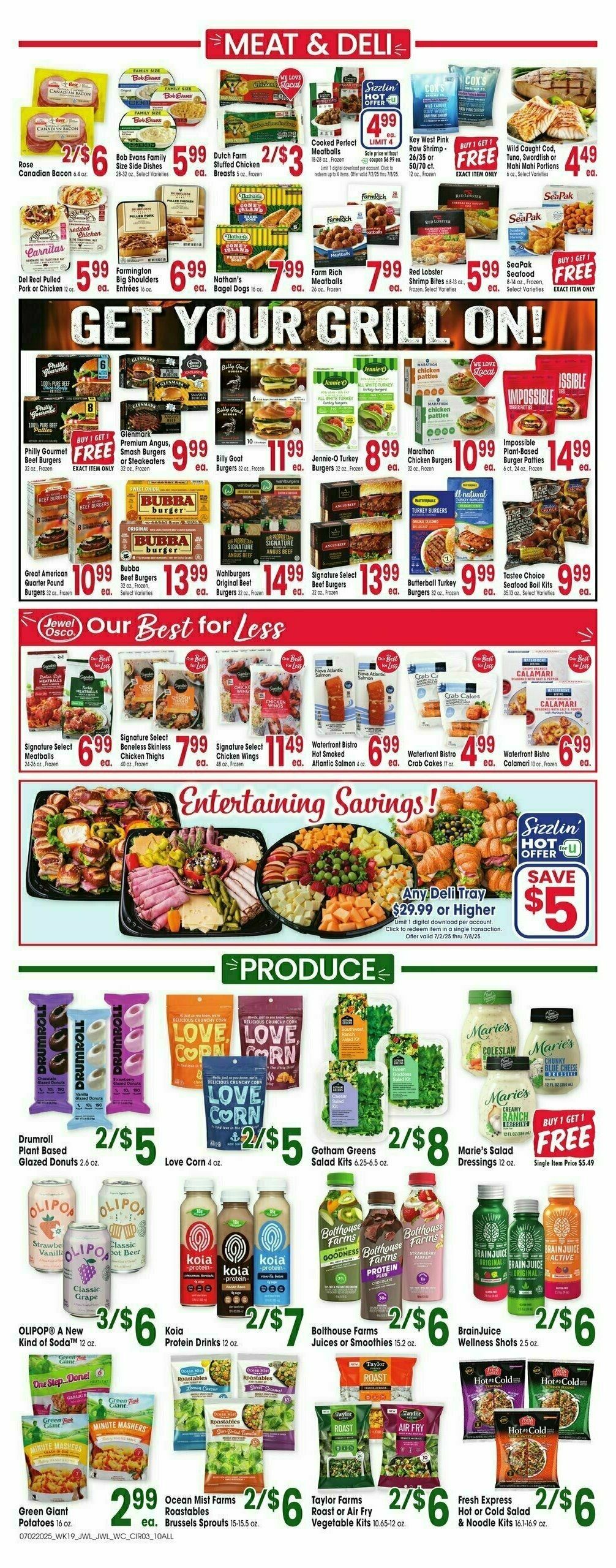 Jewel Osco Weekly Ad from July 2