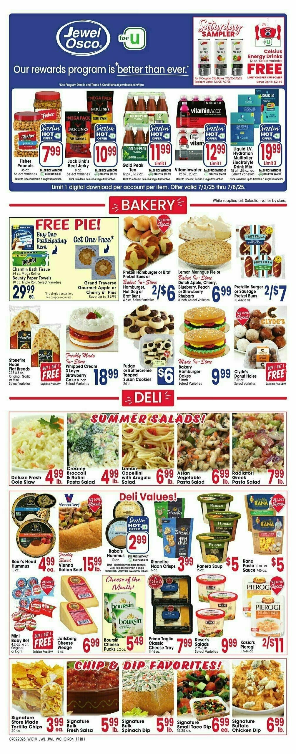 Jewel Osco Weekly Ad from July 2