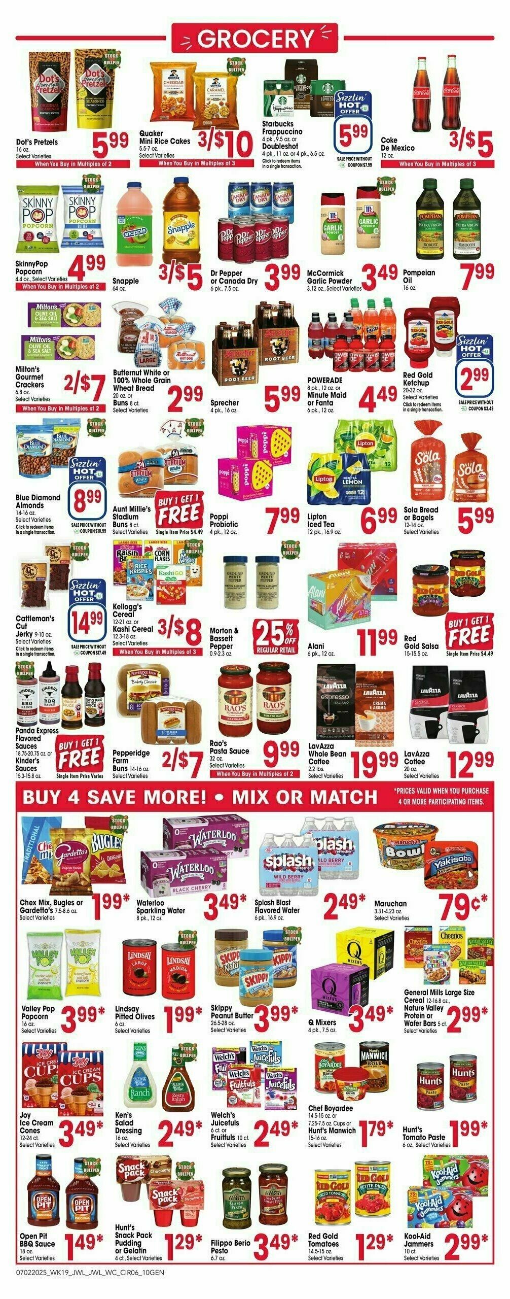 Jewel Osco Weekly Ad from July 2