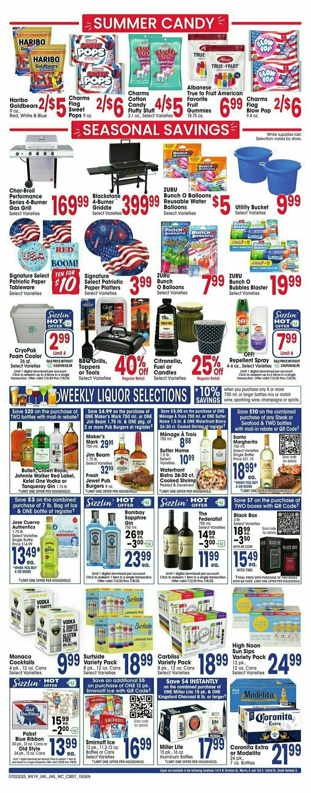 Jewel Osco Weekly Ad from July 2