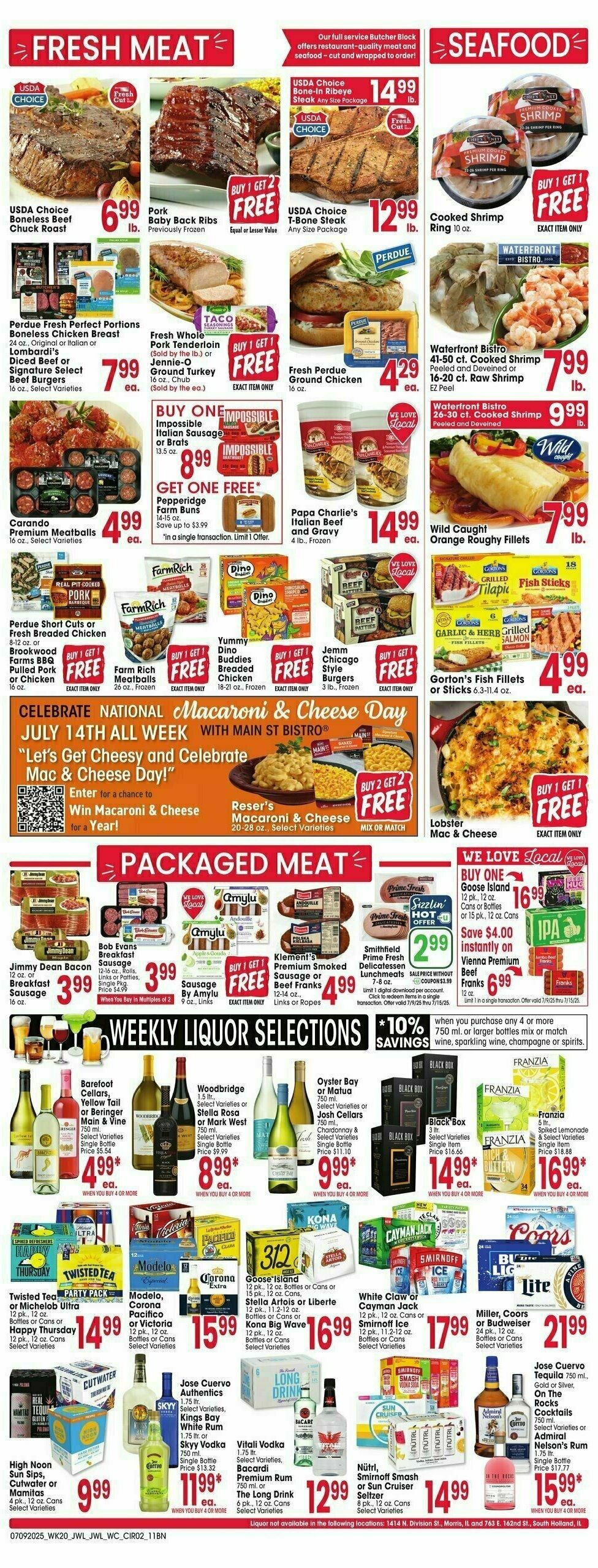 Jewel Osco Weekly Ad from July 9