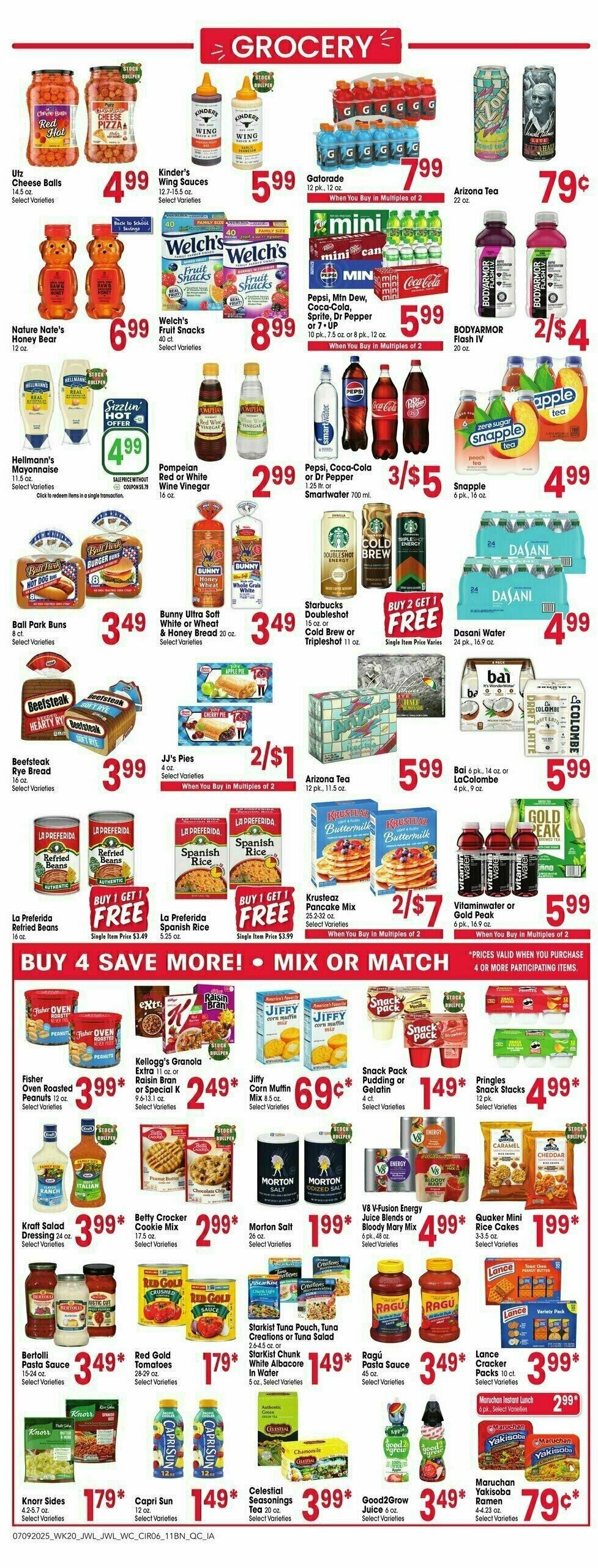 Jewel Osco Weekly Ad from July 9