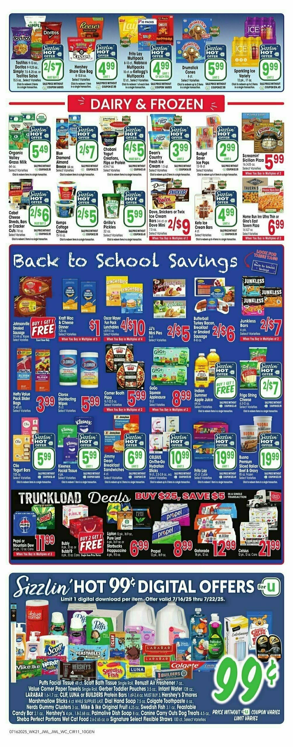 Jewel Osco Weekly Ad from July 16