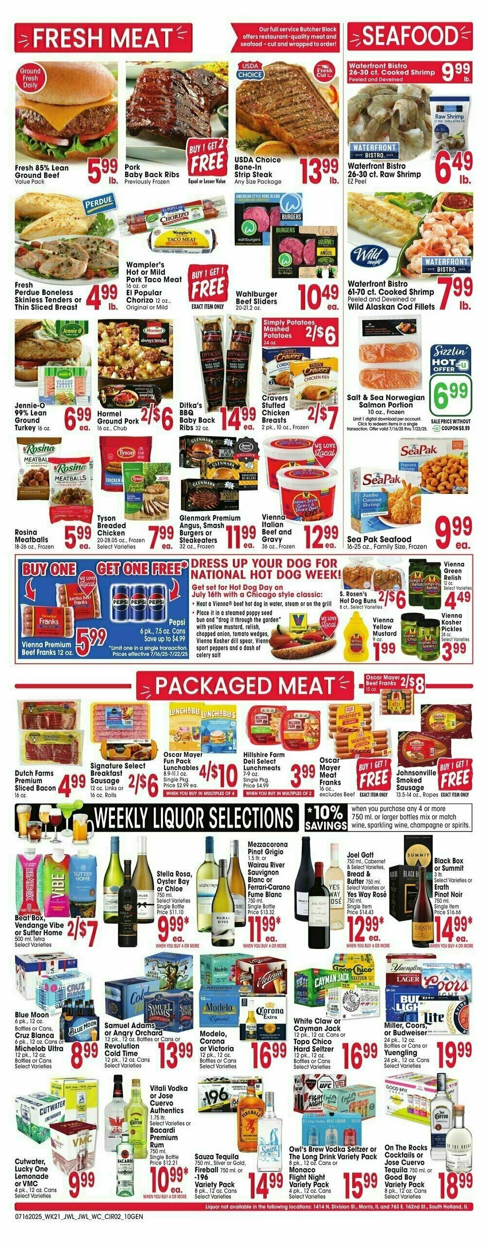Jewel Osco Weekly Ad from July 16