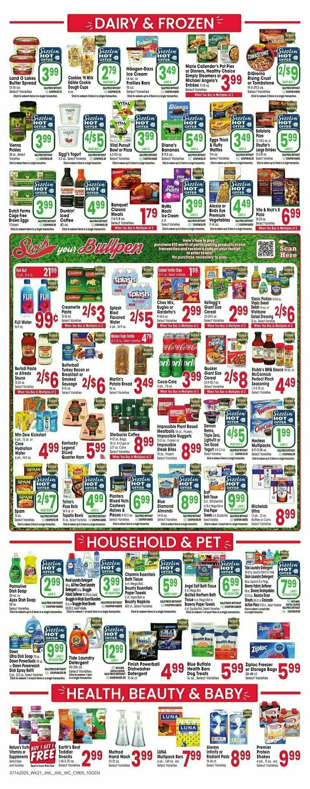 Jewel Osco Weekly Ad from July 16