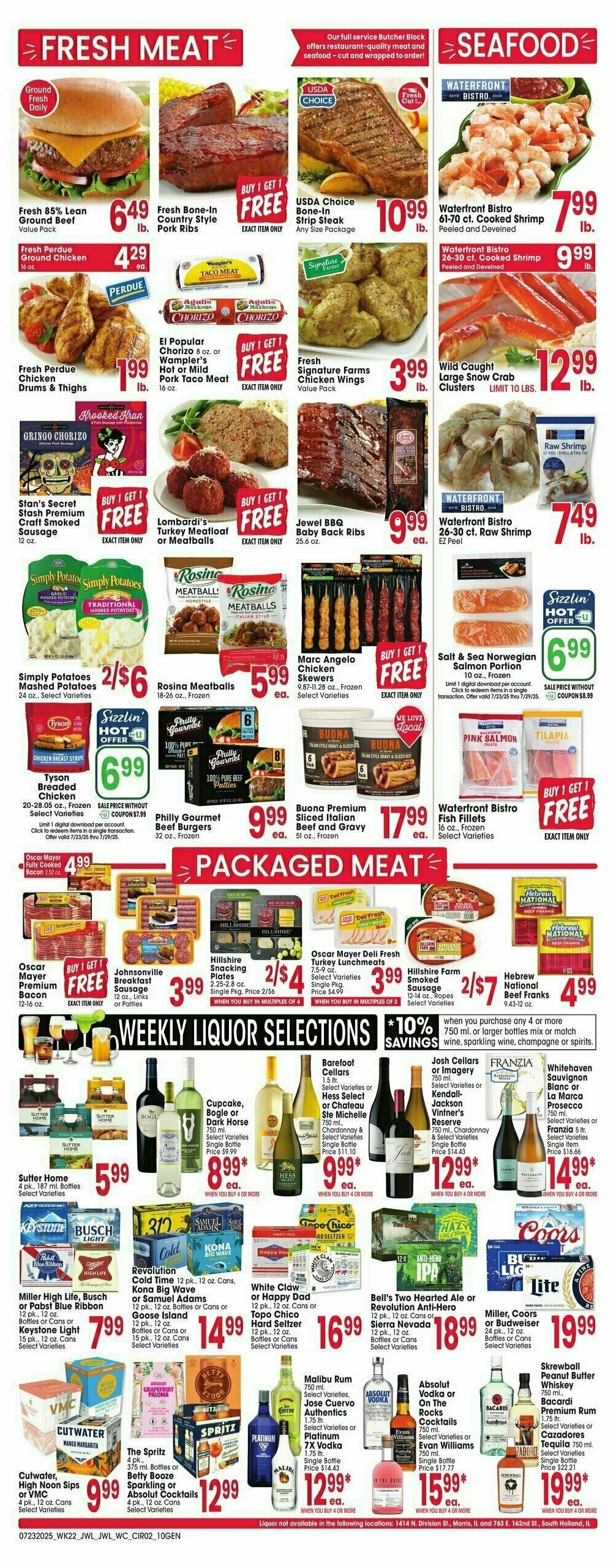 Jewel Osco Weekly Ad from July 23