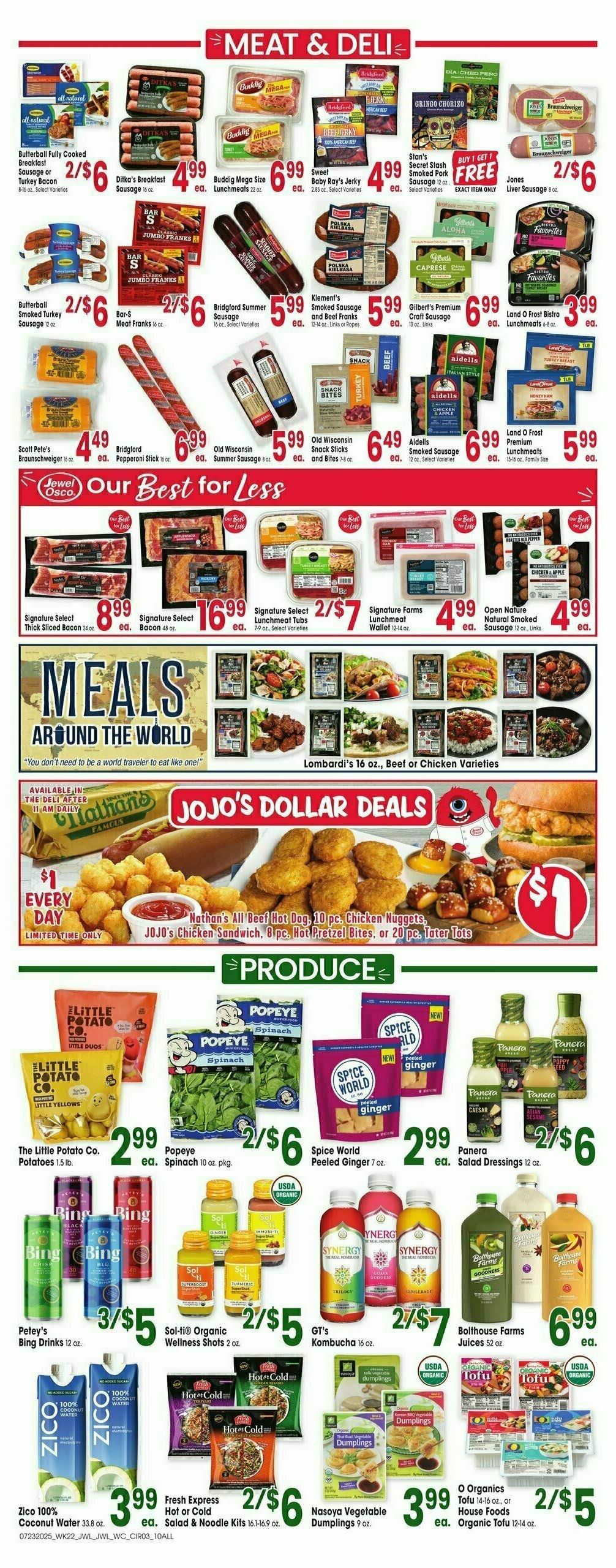 Jewel Osco Weekly Ad from July 23