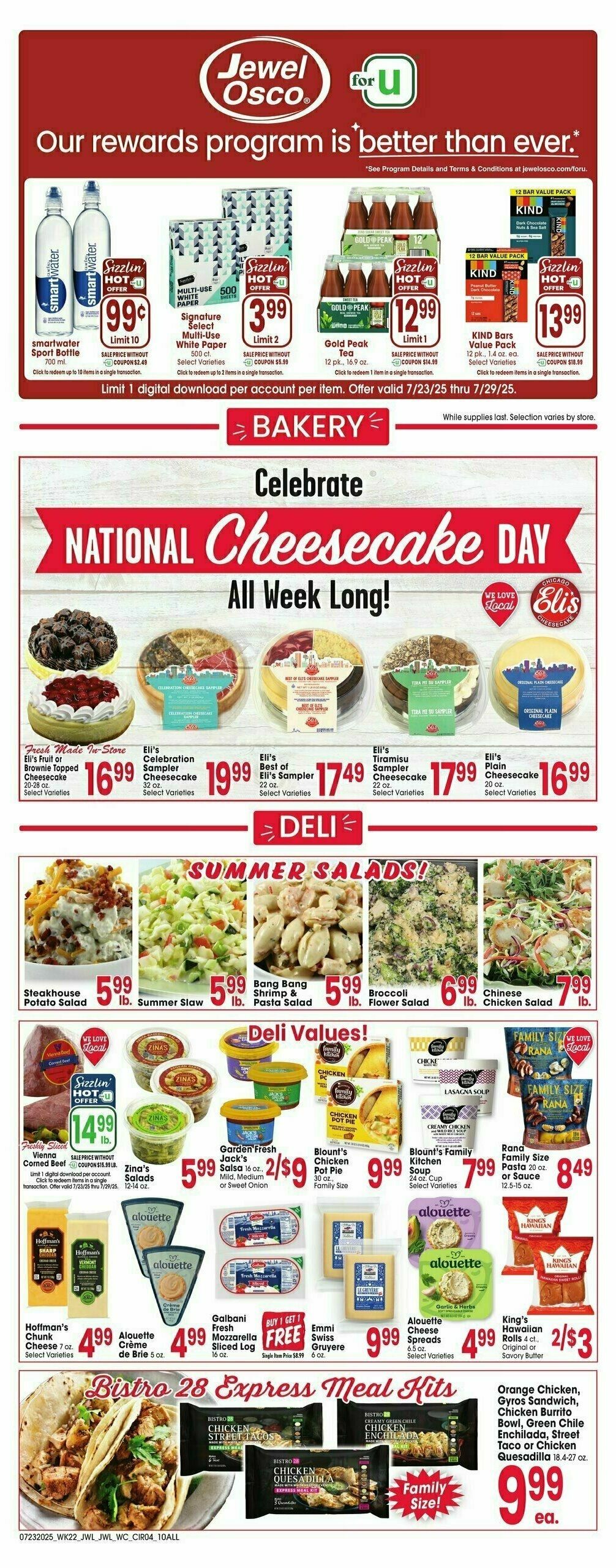 Jewel Osco Weekly Ad from July 23