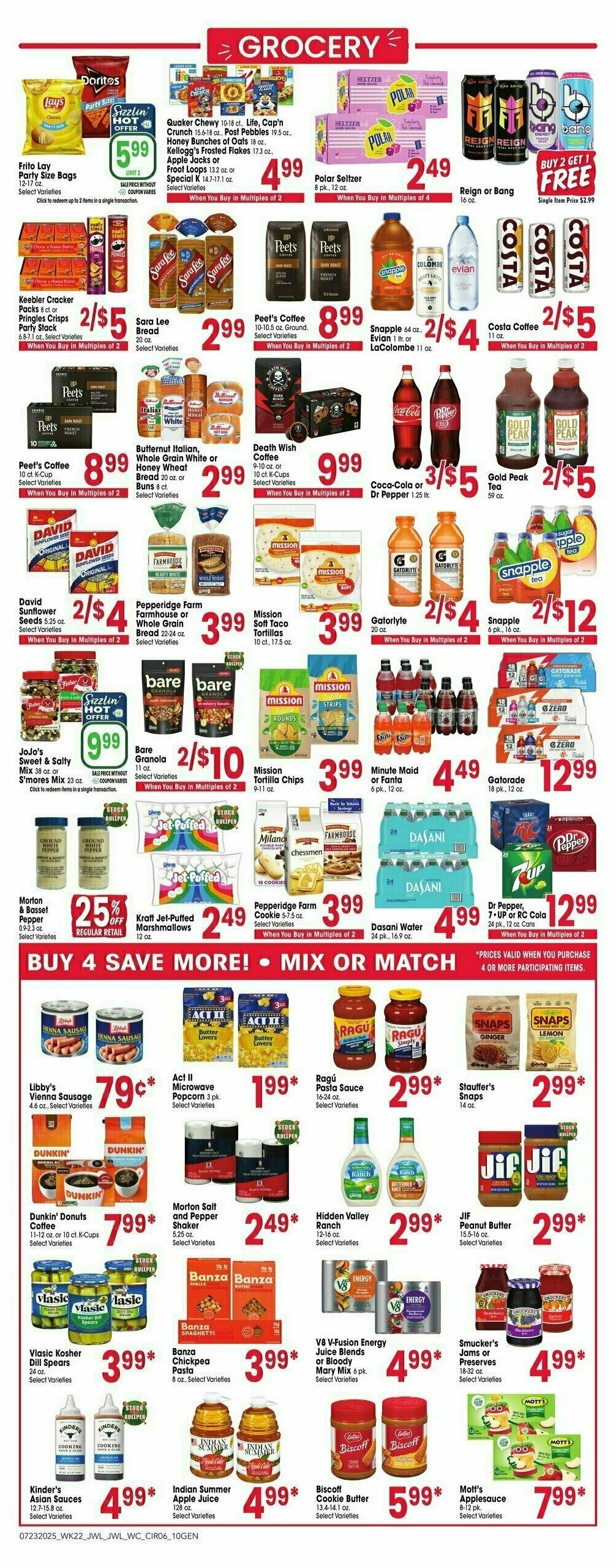Jewel Osco Weekly Ad from July 23