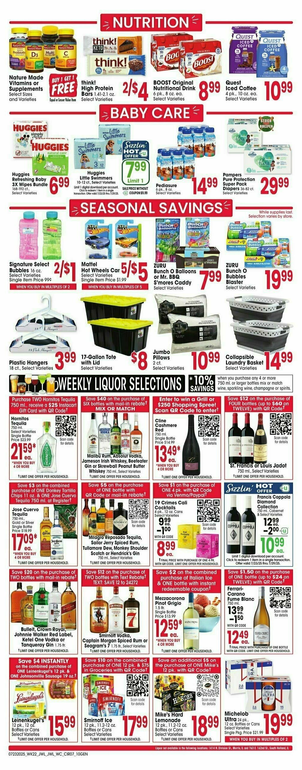 Jewel Osco Weekly Ad from July 23