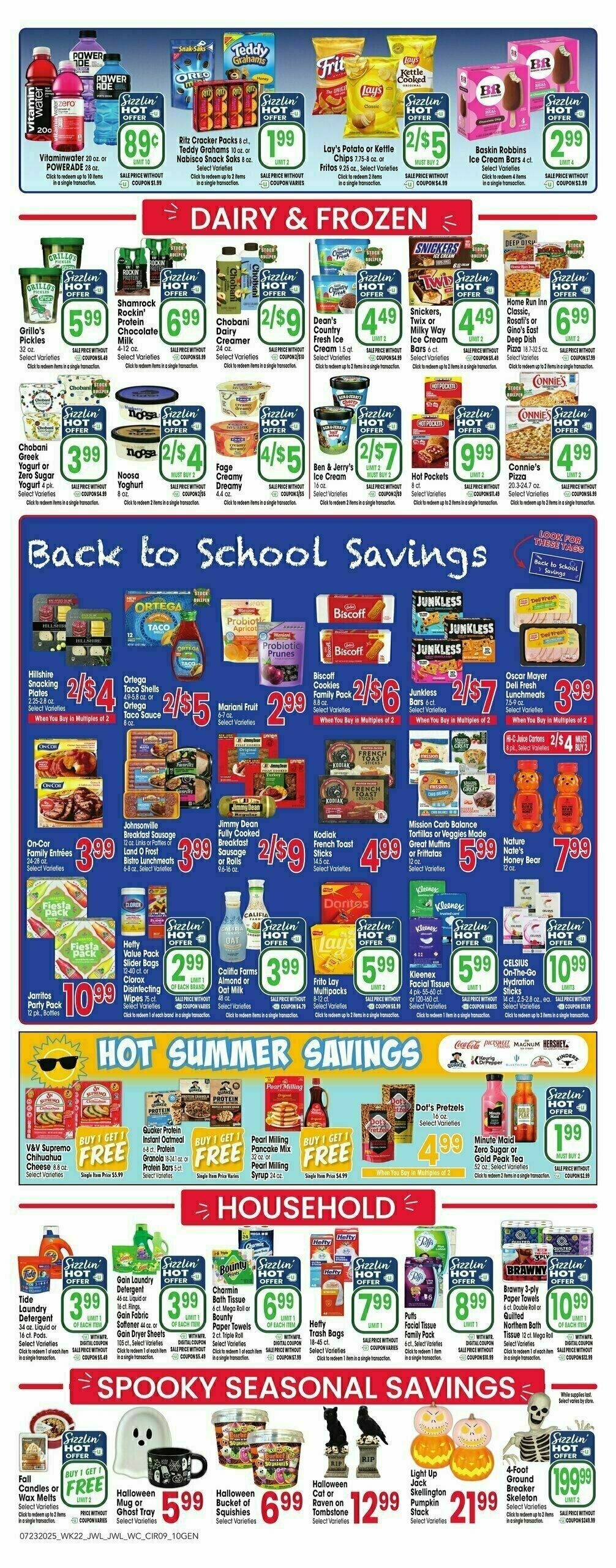 Jewel Osco Weekly Ad from July 23