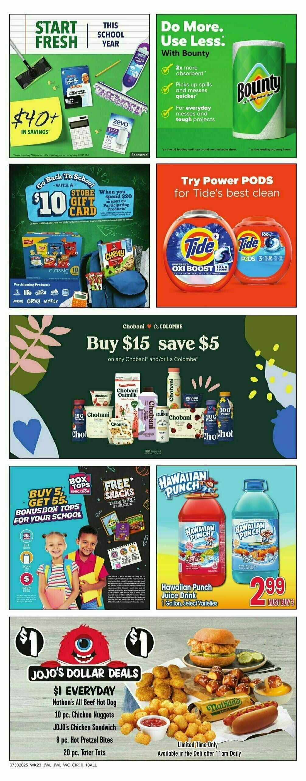 Jewel Osco Weekly Ad from July 30