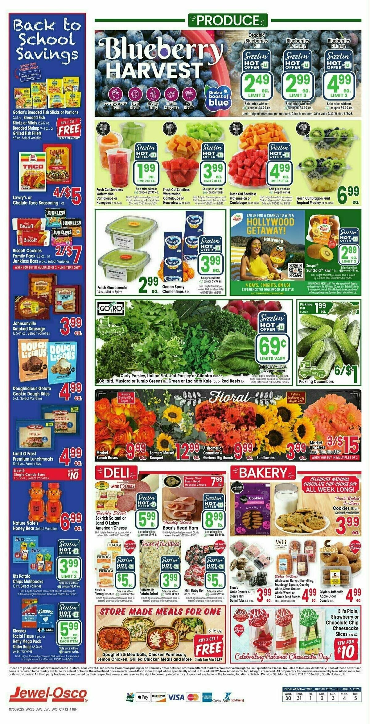 Jewel Osco Weekly Ad from July 30