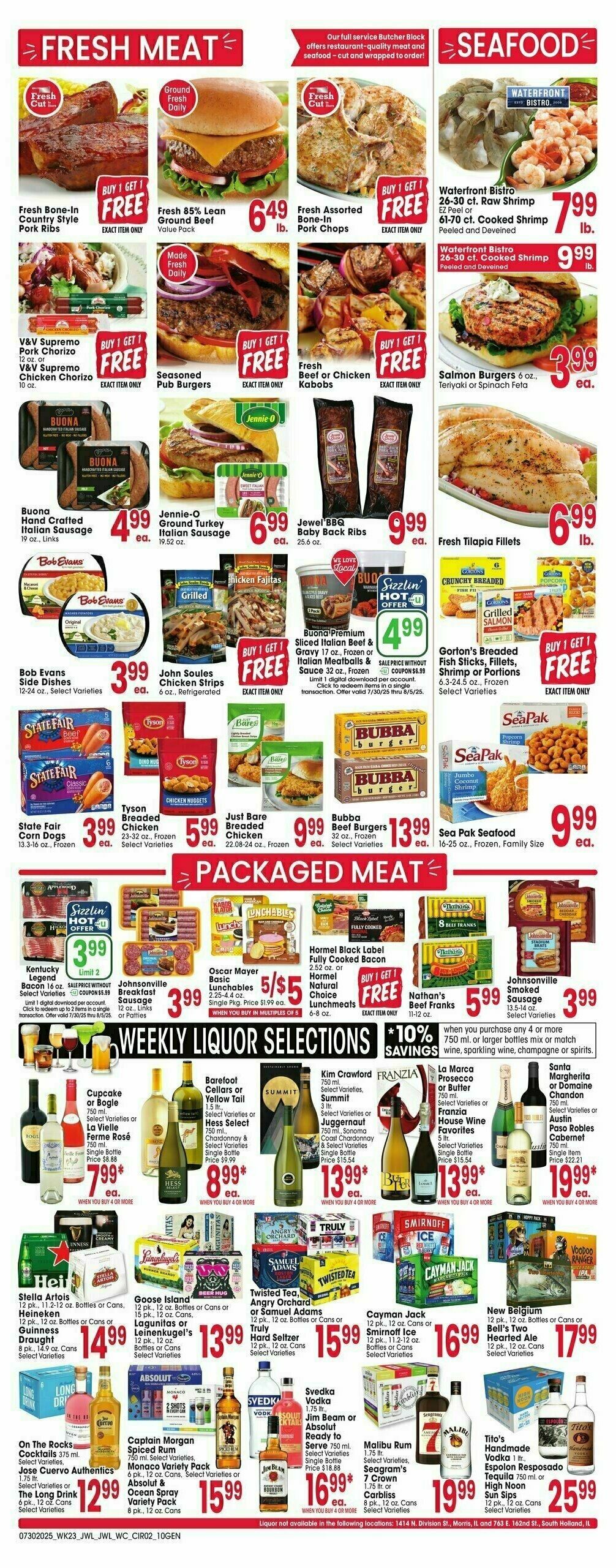 Jewel Osco Weekly Ad from July 30