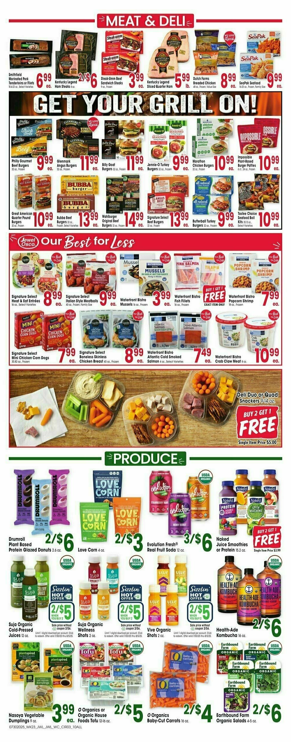 Jewel Osco Weekly Ad from July 30