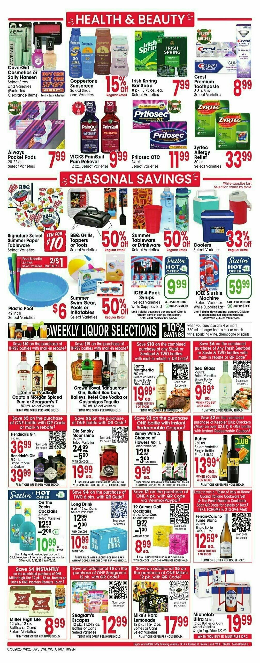 Jewel Osco Weekly Ad from July 30