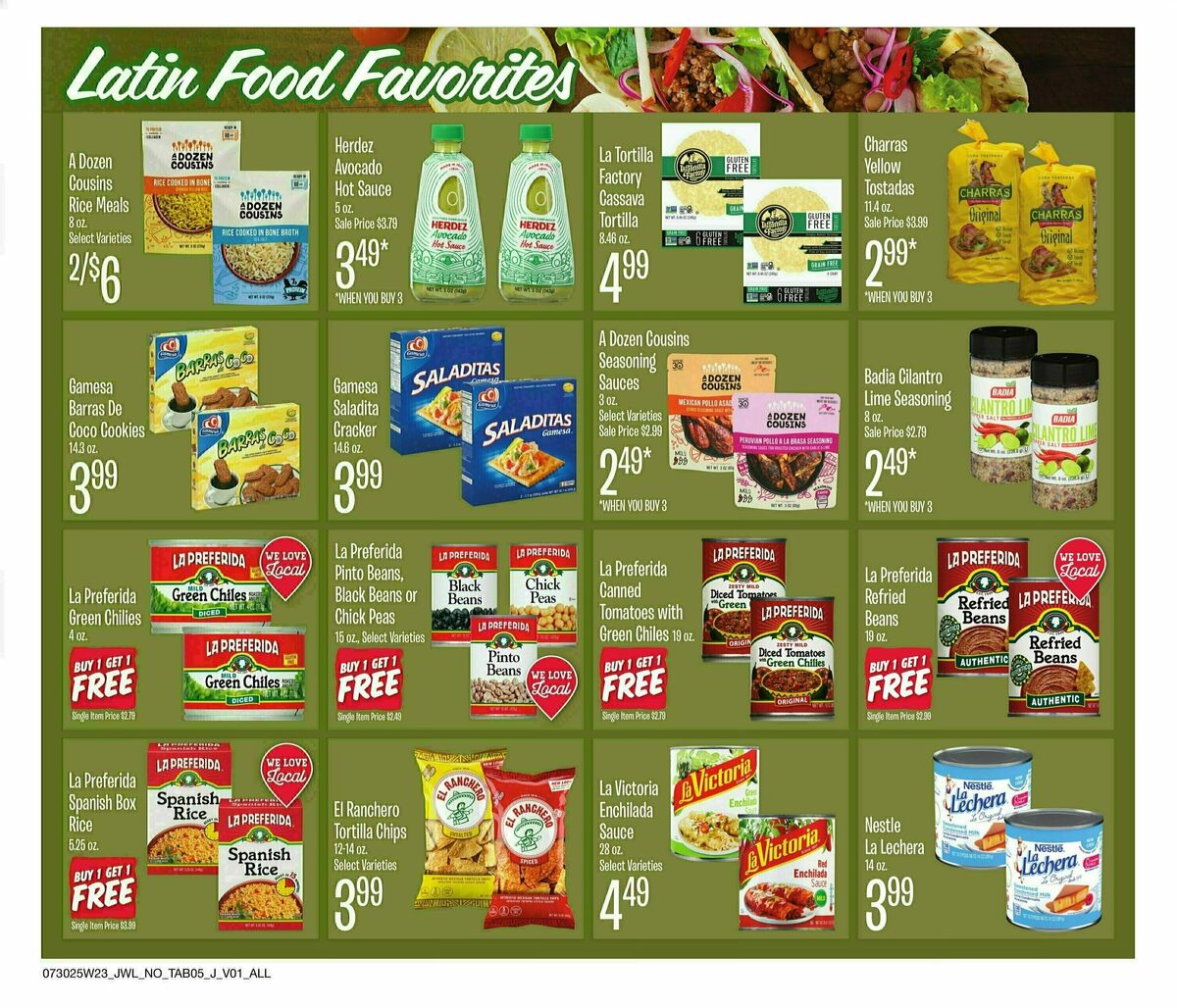Jewel Osco Organics Guide Weekly Ad from July 30