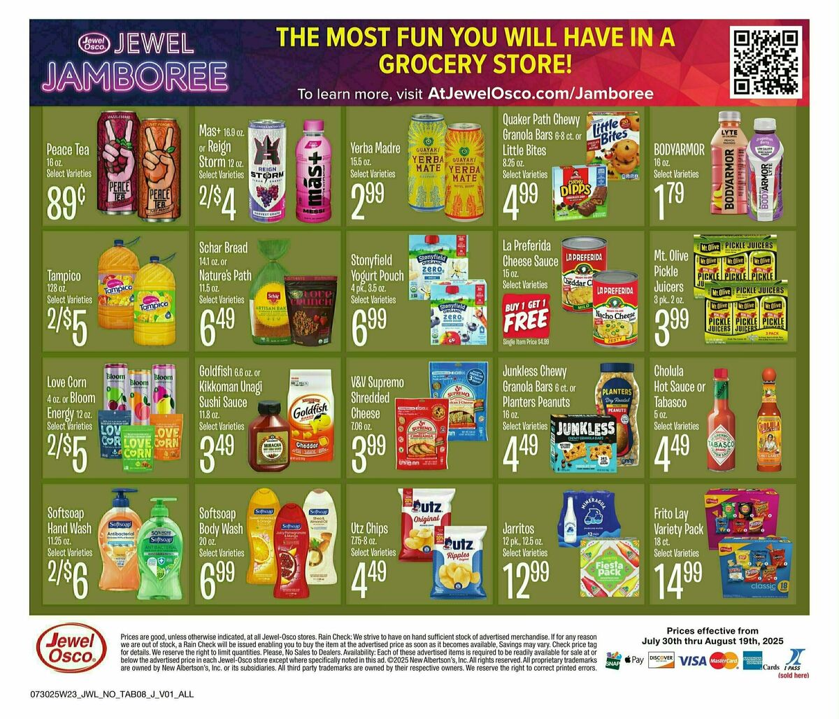 Jewel Osco Organics Guide Weekly Ad from July 30