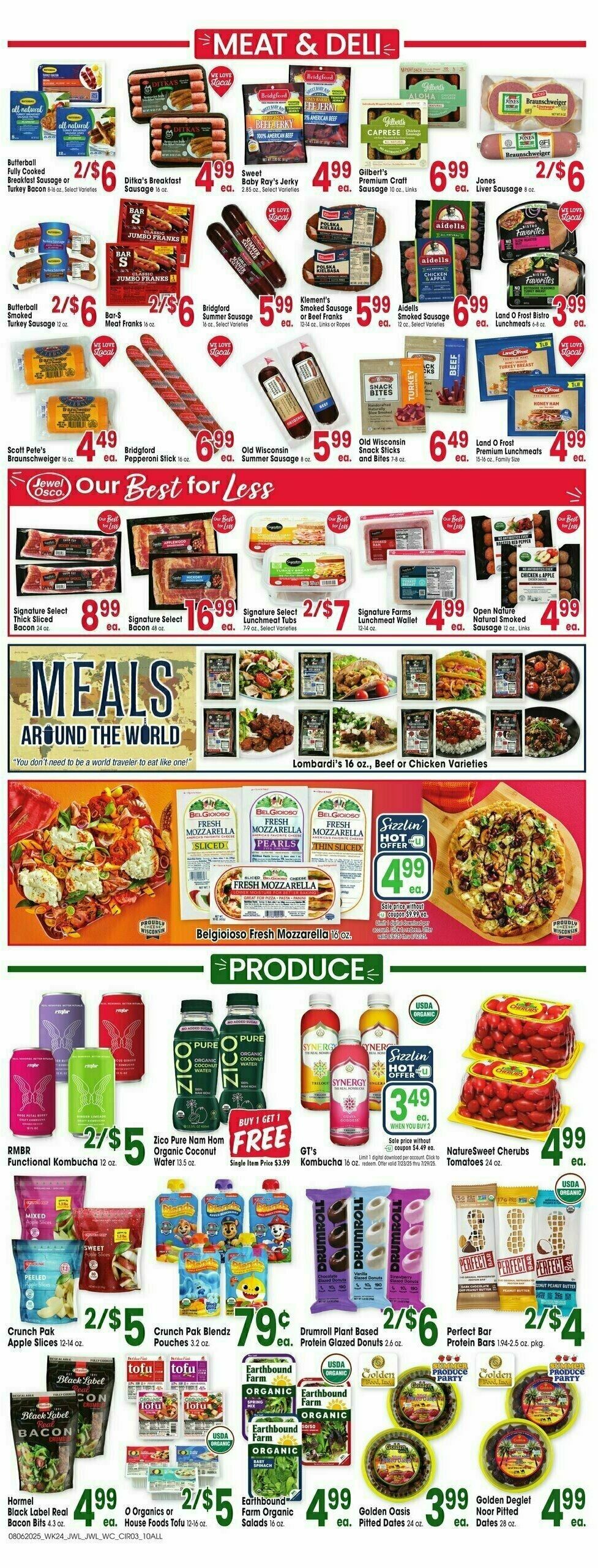 Jewel Osco Weekly Ad from August 6
