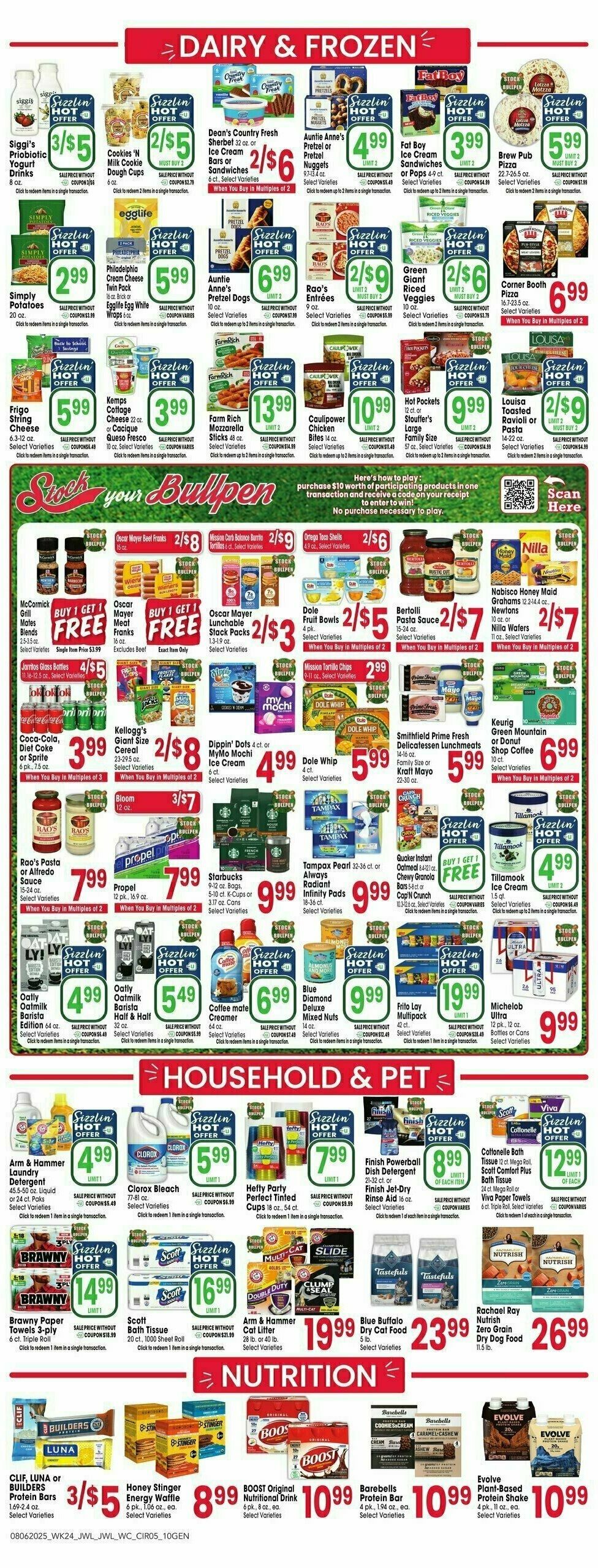 Jewel Osco Weekly Ad from August 6