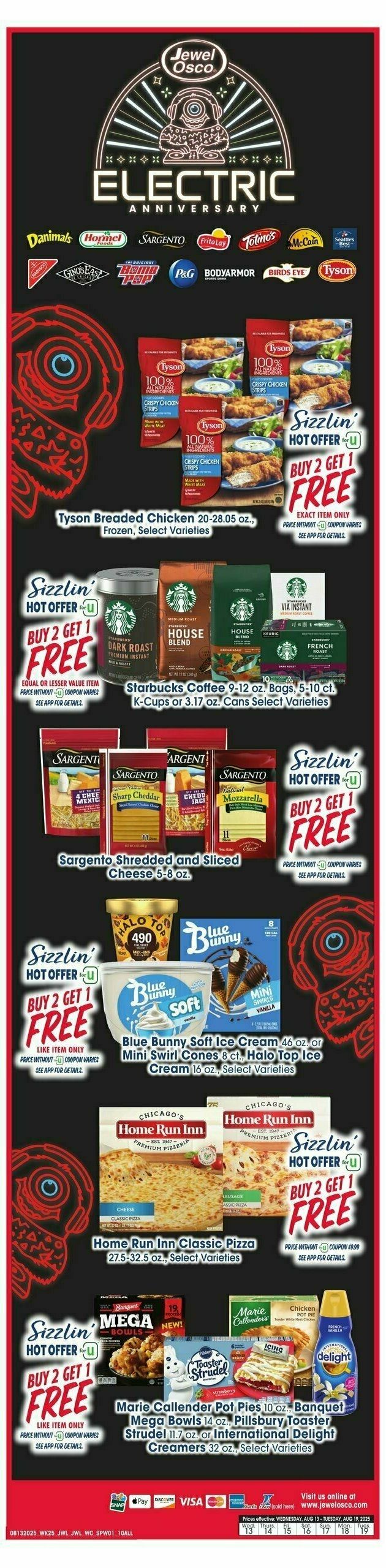 Jewel Osco Weekly Ad from August 13