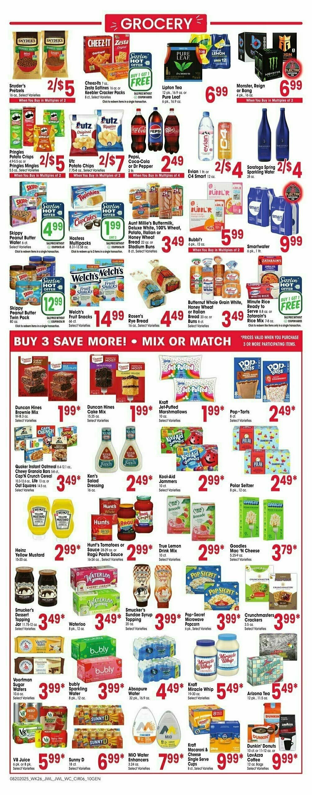 Jewel Osco Weekly Ad from August 20