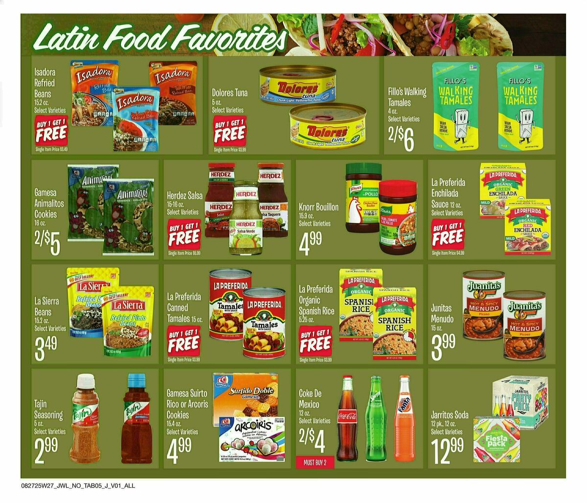 Jewel Osco Organics Guide Weekly Ad from August 27