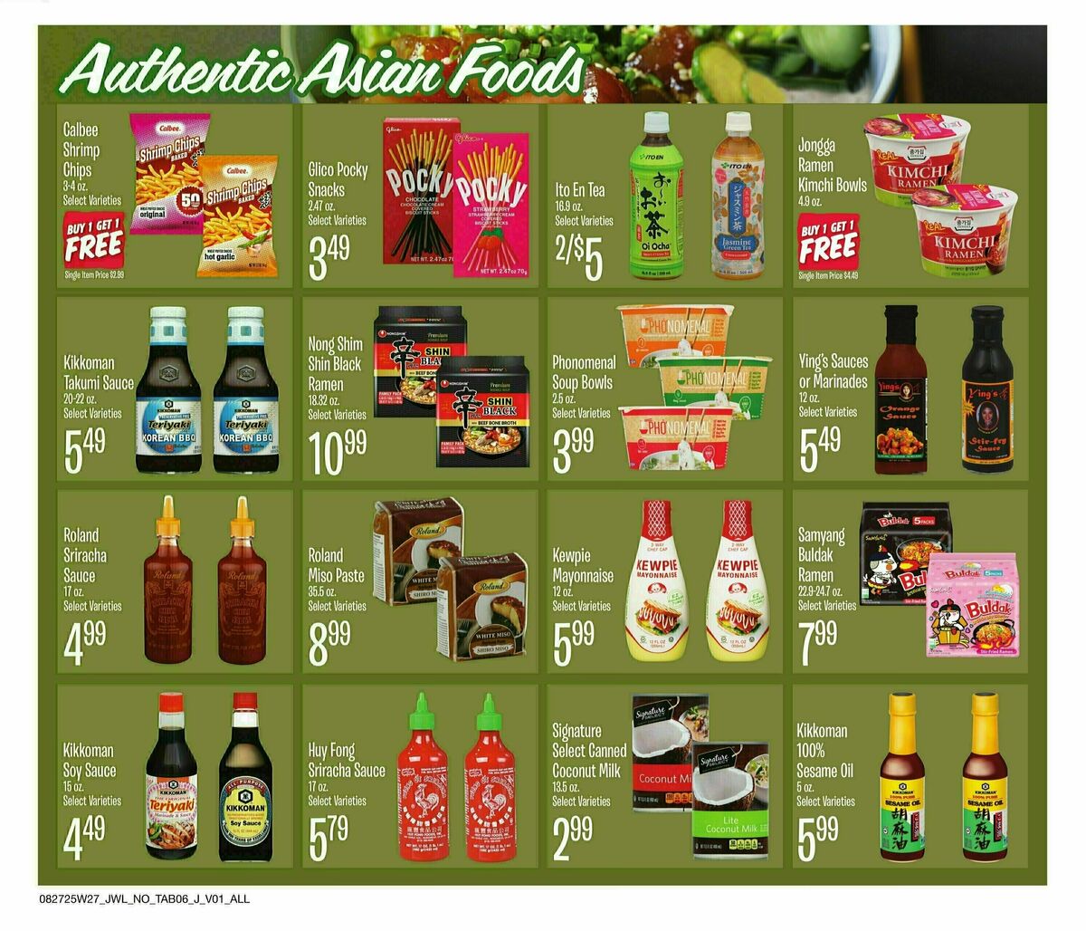 Jewel Osco Organics Guide Weekly Ad from August 27