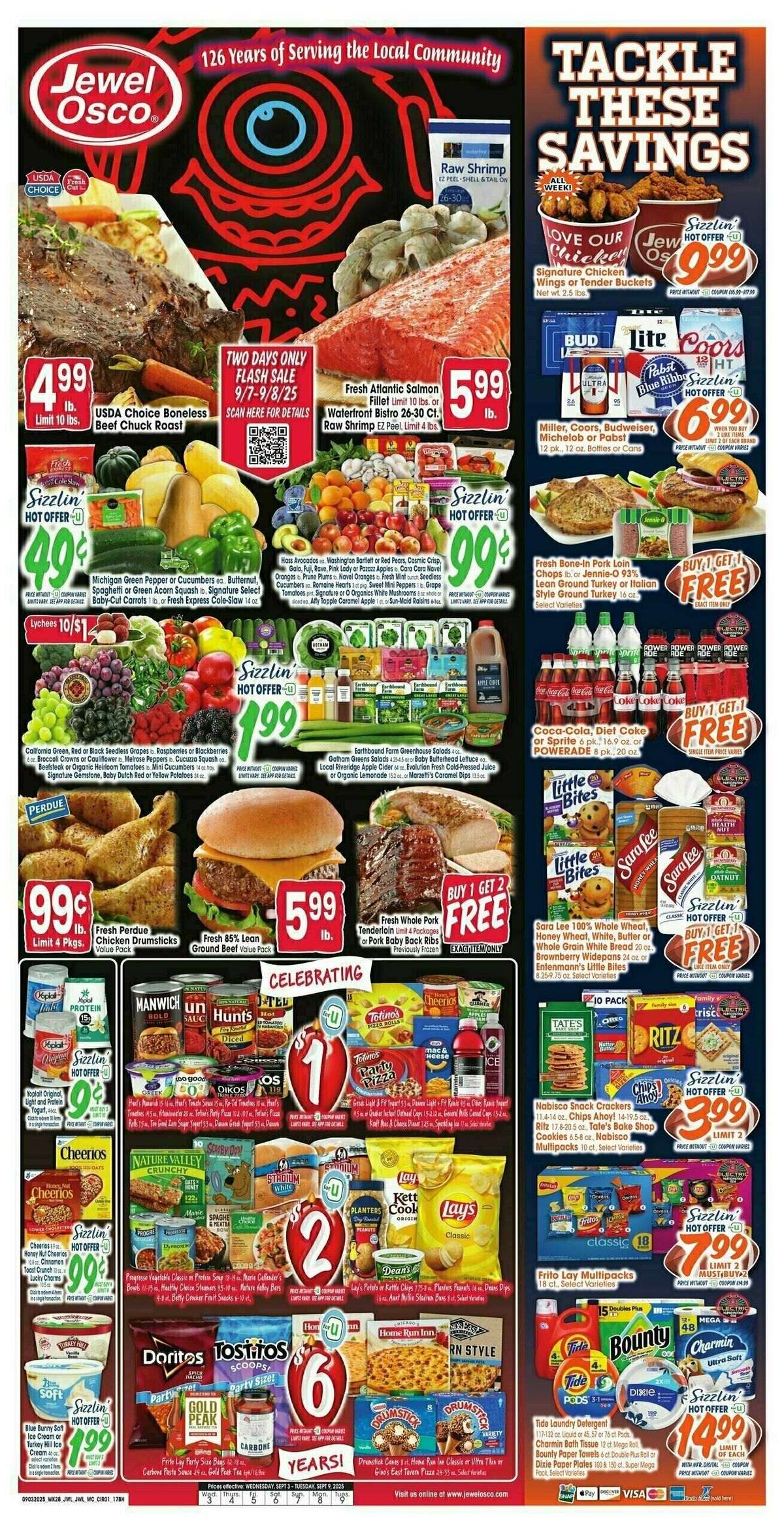 Jewel Osco Weekly Ad from September 3