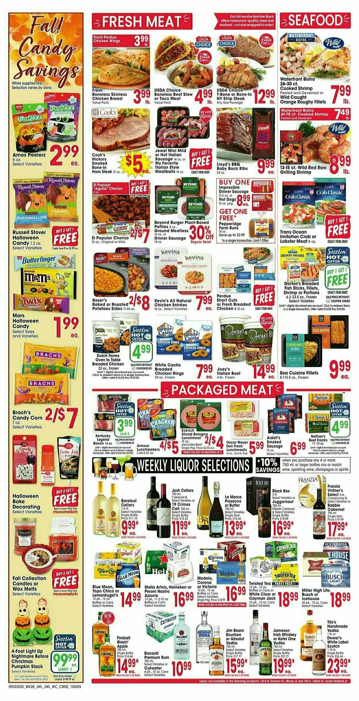 Jewel Osco Weekly Ad from September 3