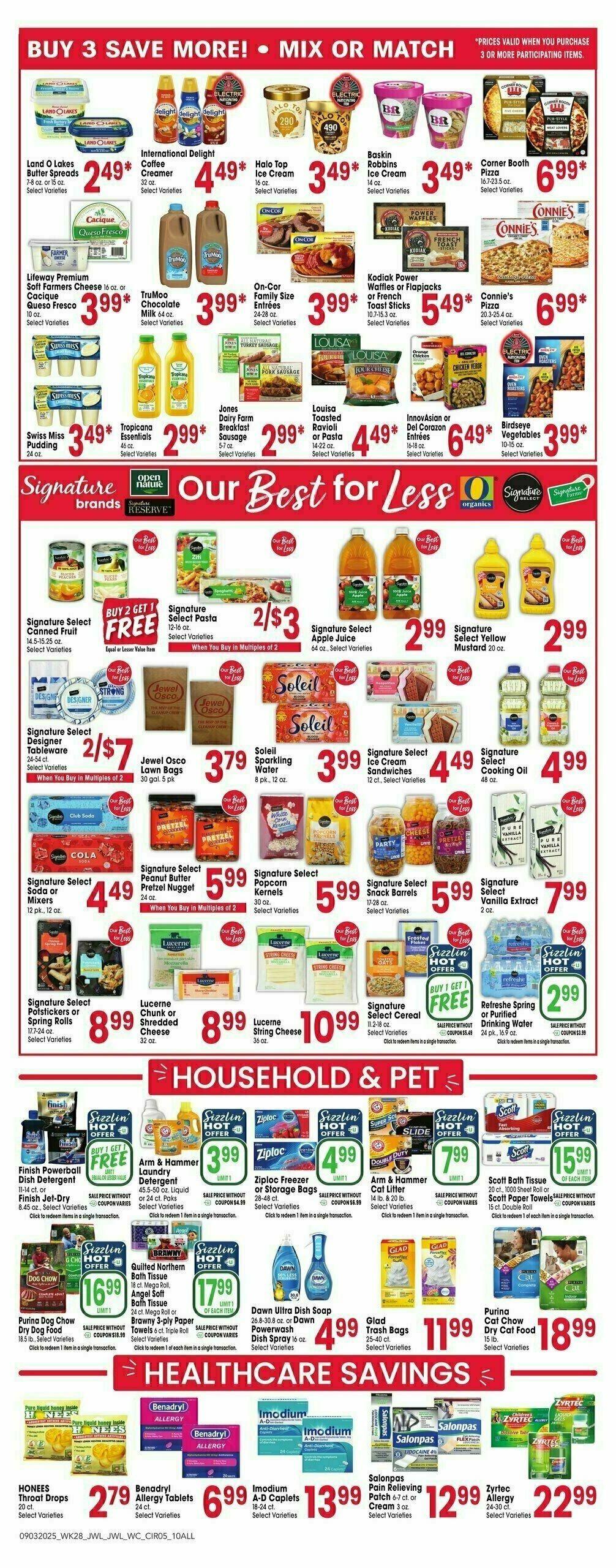 Jewel Osco Weekly Ad from September 3