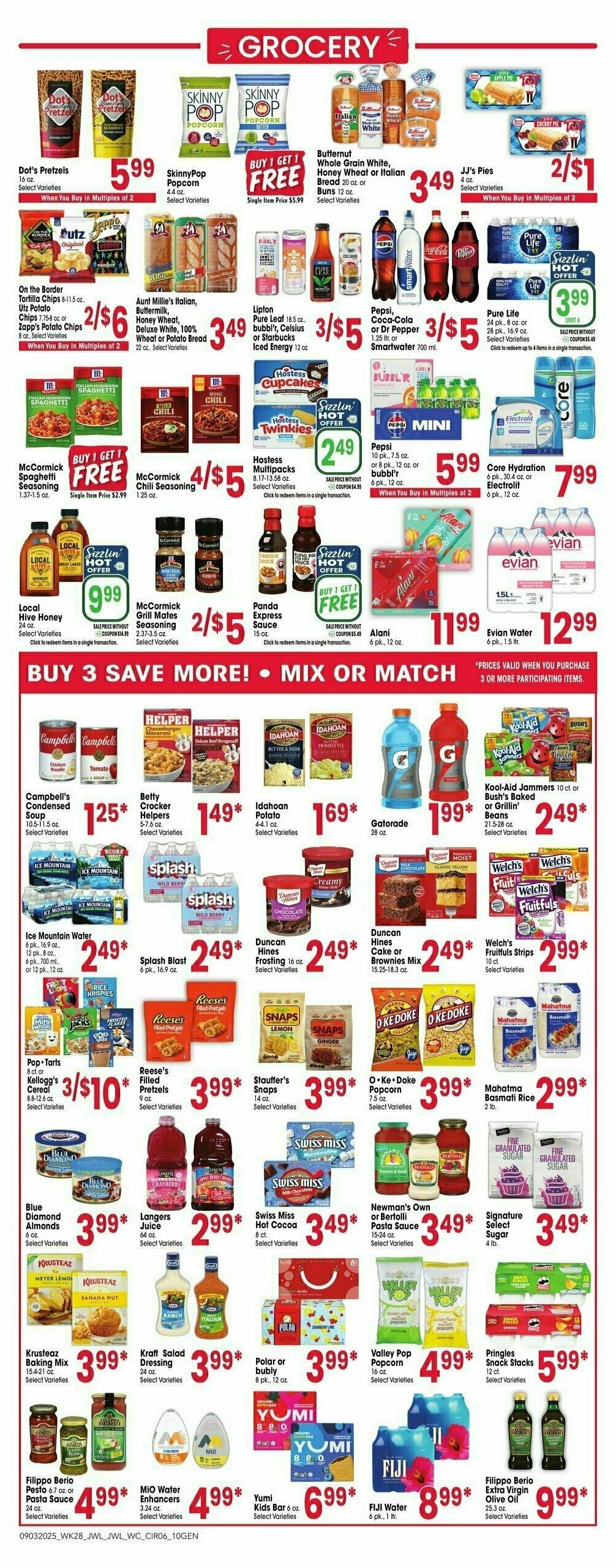 Jewel Osco Weekly Ad from September 3