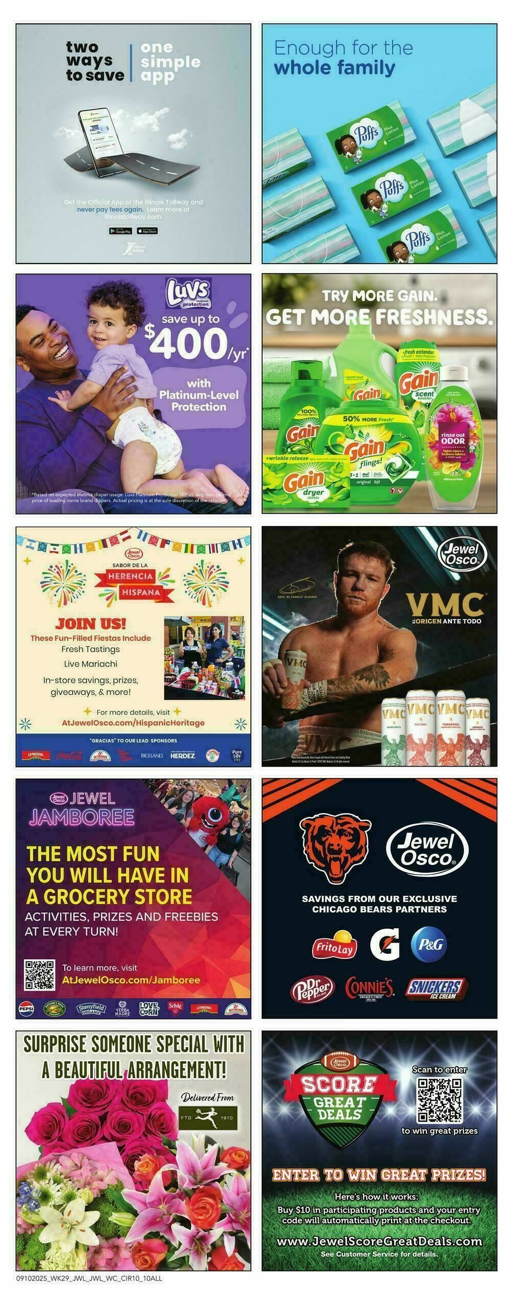 Jewel Osco Weekly Ad from September 10