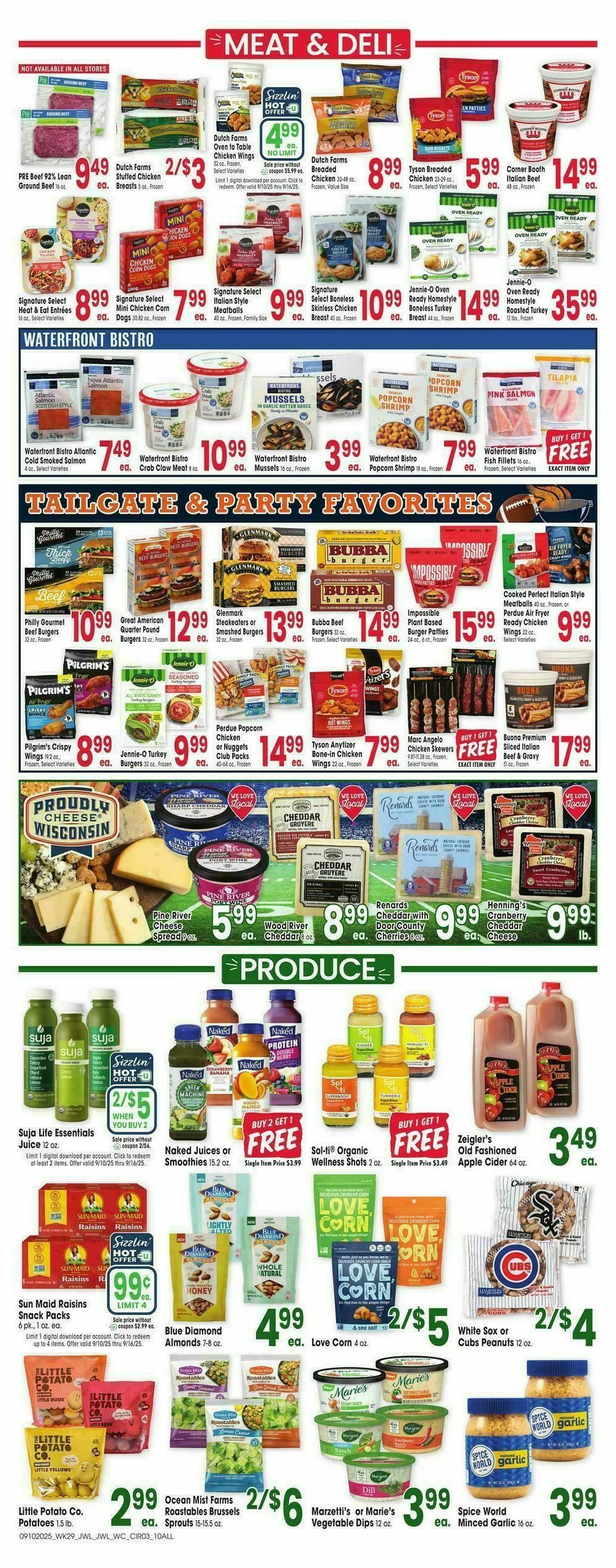Jewel Osco Weekly Ad from September 10