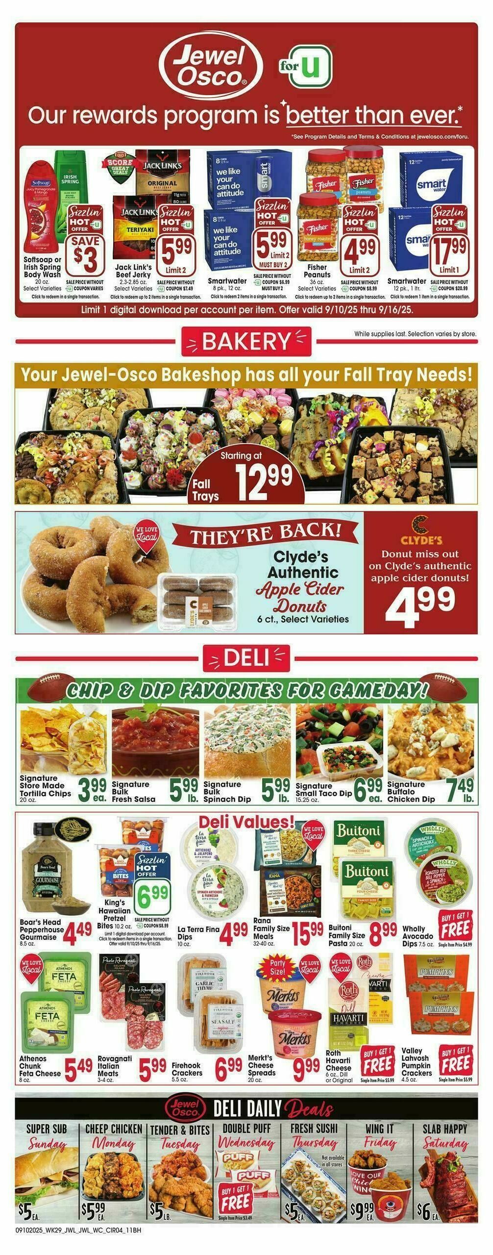 Jewel Osco Weekly Ad from September 10