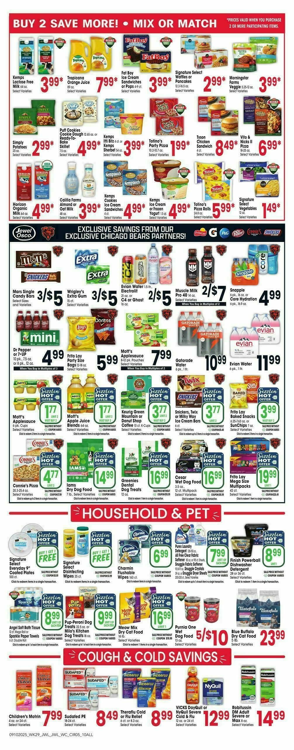 Jewel Osco Weekly Ad from September 10