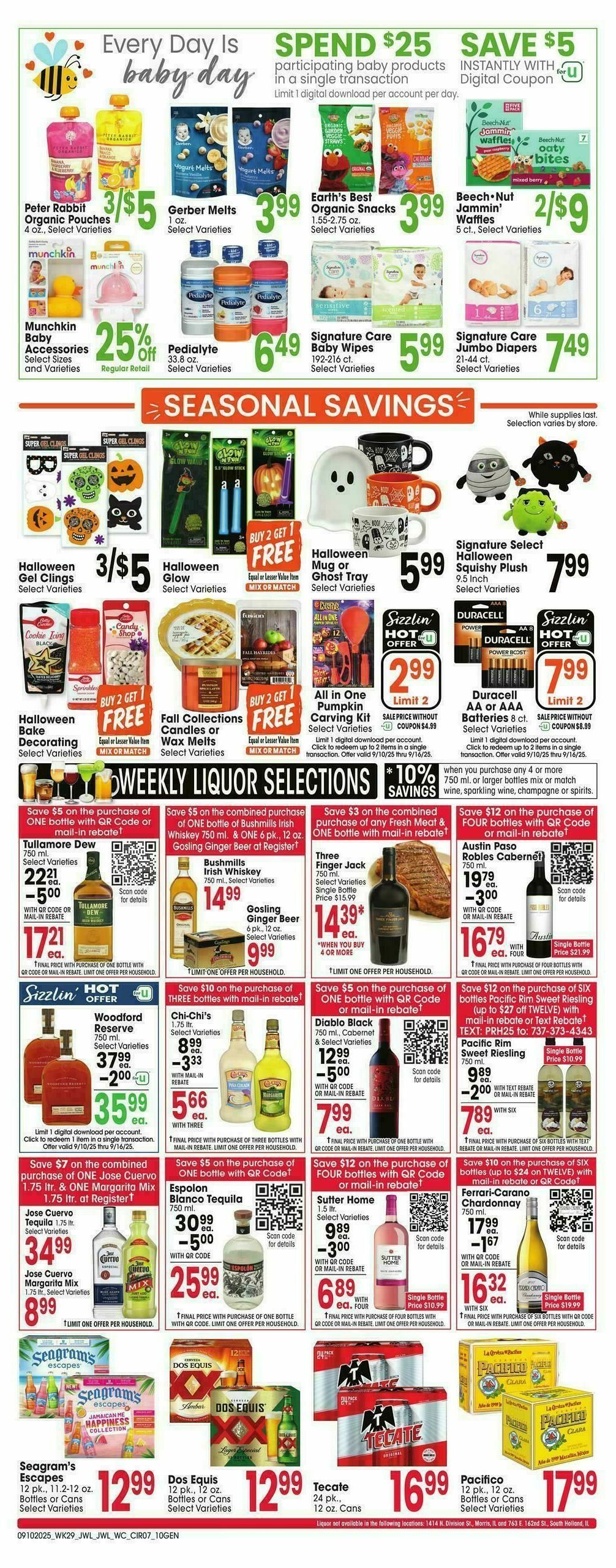 Jewel Osco Weekly Ad from September 10