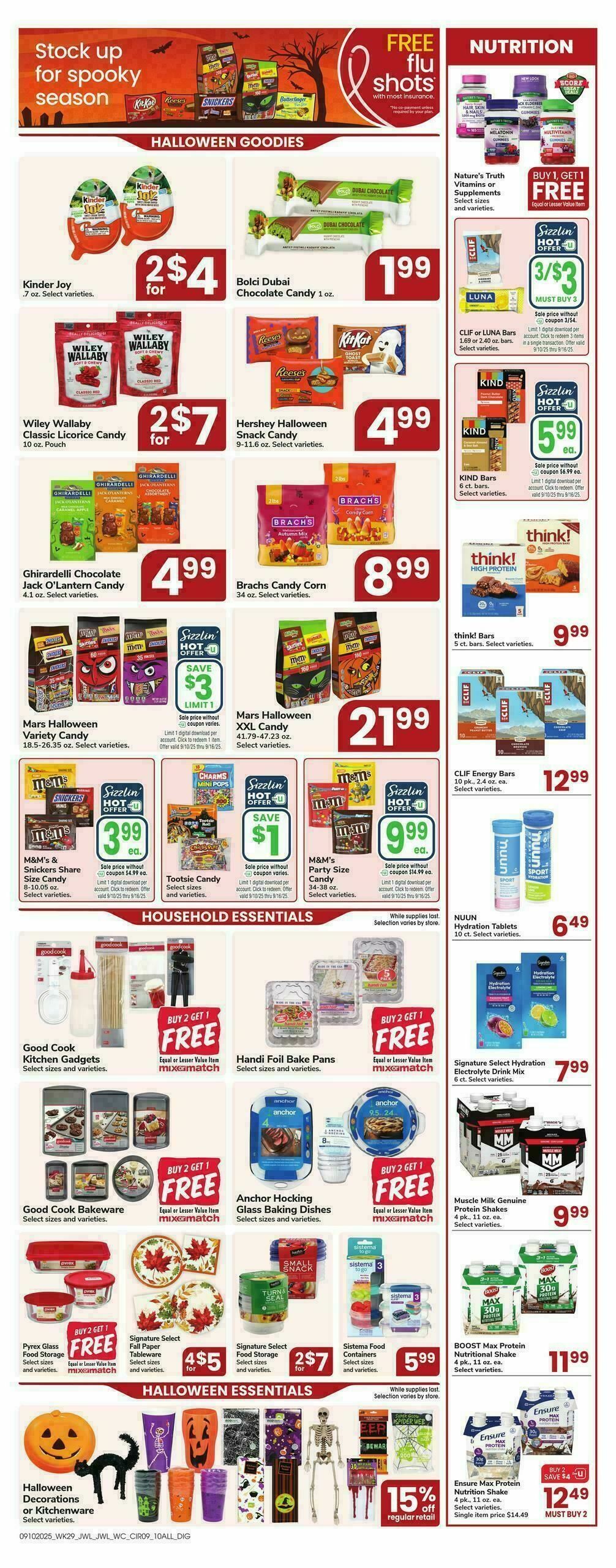 Jewel Osco Weekly Ad from September 10