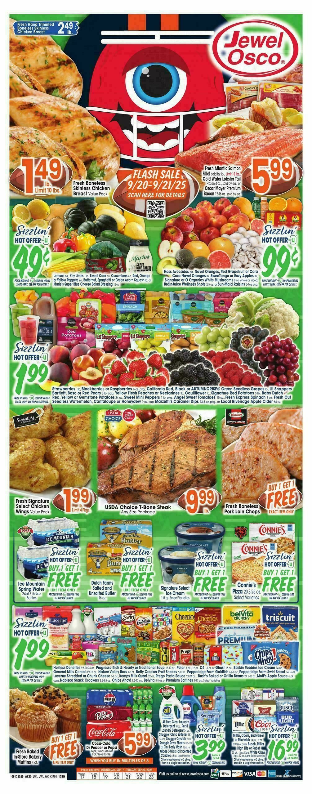 Jewel Osco Weekly Ad from September 17