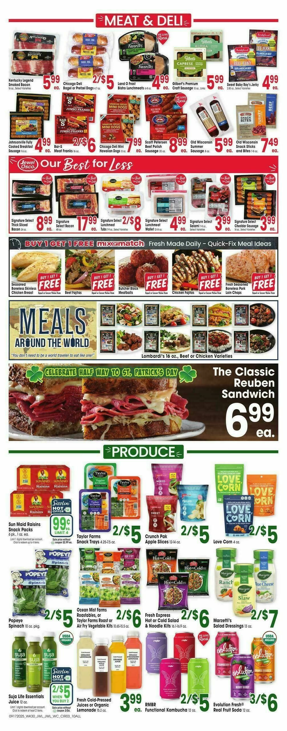 Jewel Osco Weekly Ad from September 17